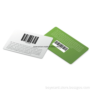 2014 PVC Barcode Membership Card
